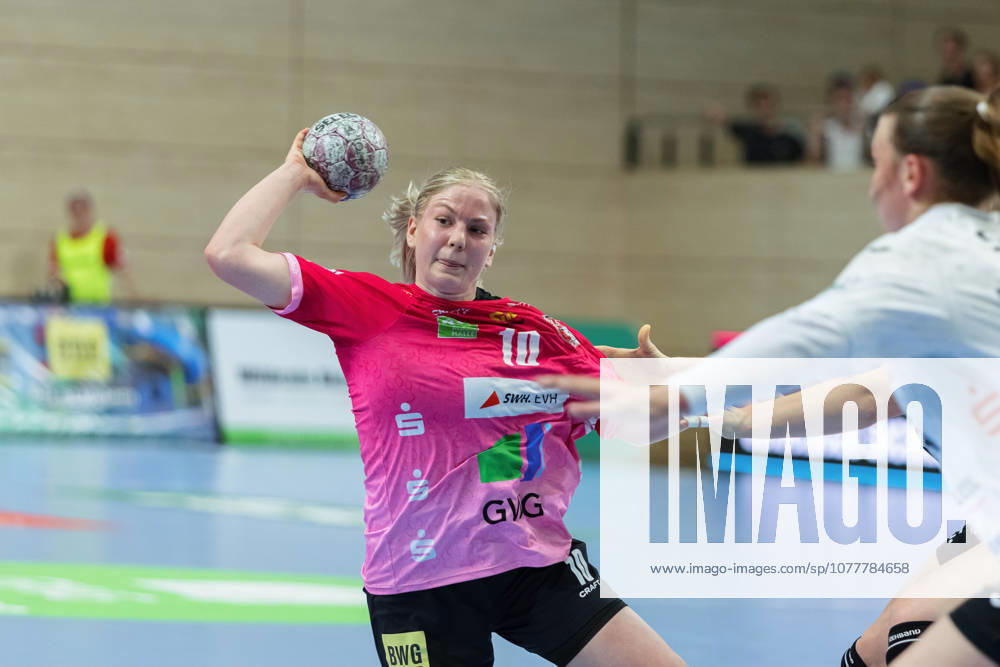 Viktoria Marksteiner (Halle, 10), SV Union Halle-Neustadt vs. BSV Sachsen Zwickau, Handball Bundesliga Frauen, Play-Offs 5-11 Spieltag 6, Saison 2025 26, 23.05.2026 Halle SWH Arena Sachsen-Anhalt Deutschland
