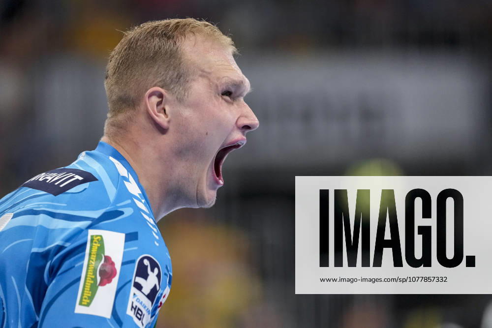 David Späth (Torwart, RNL, 29), Einzelbild, Einzelfoto, Aktion, Action, ist wütend, ruft, schreit, schreien, schreiend, gut gebrüllt, Löwe, 24.05.2026, Mannheim (Deutschland), Handball, Bundesliga, Rhein-Neckar Löwen - SC Magdeburg