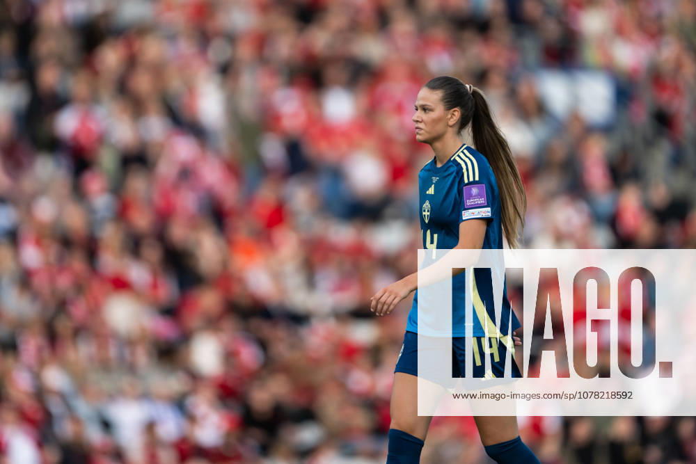 Bella Andersson of Sweden during the FIFA Womens World Cup Qualifier football match between Denmark and Sweden on June 5, 2026 in Odense. Photo: Ludvig Thunman BILDBYRAN kod LT LT0798 fotboll football soccer fotball vm-kval kval fifa womens world cup qualifier qualifier danmark sverige sweden denmark dam bbeng