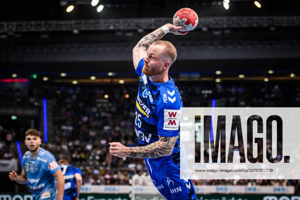 Patrick Zieker (TVB Stuttgart, 25) GER, TVB Stuttgart - HC Erlangen, DAIKIN HBL, Handball, Bundesliga, 34. Spieltag, Spielzeit 2025 2026, 07.06.2026 GER, TVB Stuttgart - HC Erlangen, DAIKIN HBL, Handball, Bundesliga, 34. Spieltag, Spielzeit 2025 2026, 07.06.2026 Stuttgart