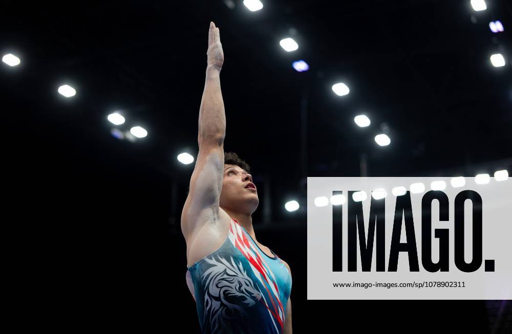 ROTTERDAM - Jermain Gruenberg in action during the Dutch National Gymnastics Championships. IRIS VAN DEN BROEK ANP ANPxSportx IVx 562169182 originalFilename: 562169182