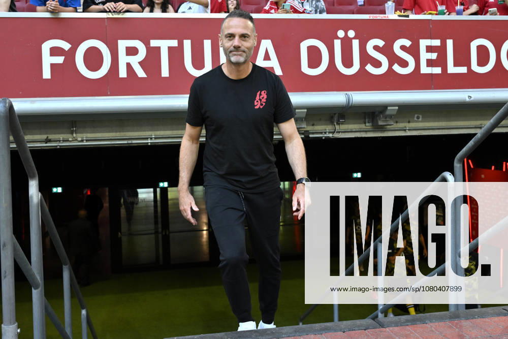 Trainer Alexander Ende (Fortuna Duesseldorf) 25.07.2026, Fussball, Saison 2026 2027, Testspiel, Fortuna Düsseldorf - Borussia Dortmund 2:1 Duesseldorf Nordrhein Westfalen Deutschland