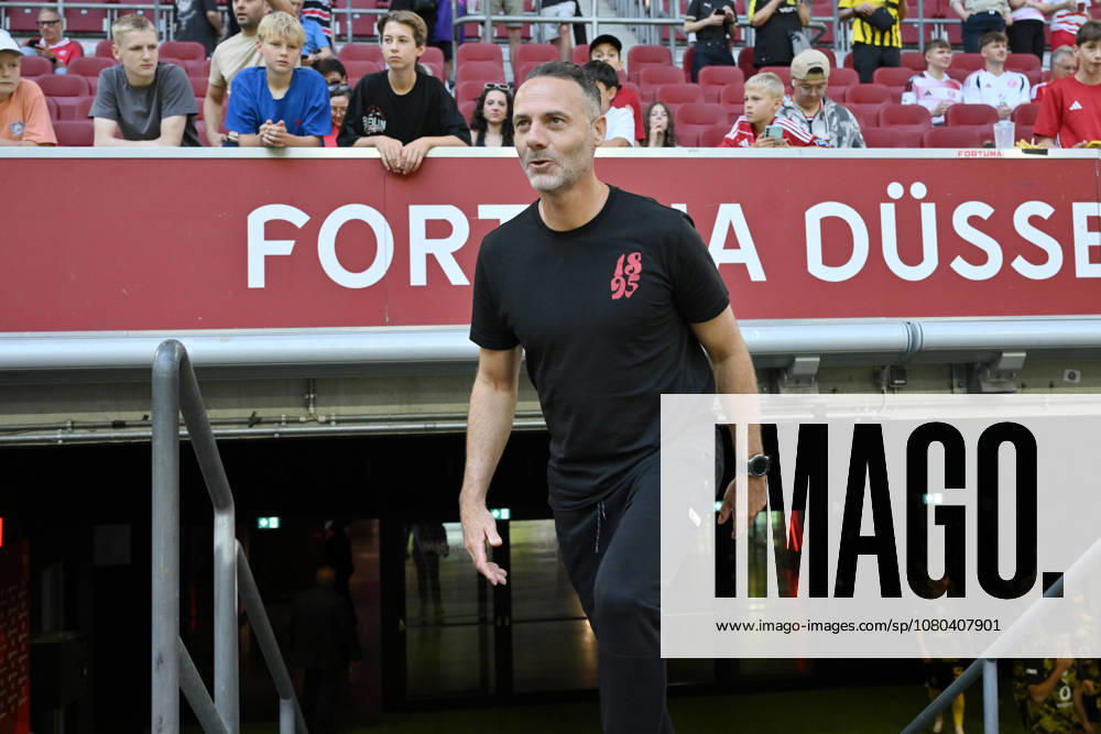Trainer Alexander Ende (Fortuna Duesseldorf) 25.07.2026, Fussball, Saison 2026 2027, Testspiel, Fortuna Düsseldorf - Borussia Dortmund 2:1 Duesseldorf Nordrhein Westfalen Deutschland