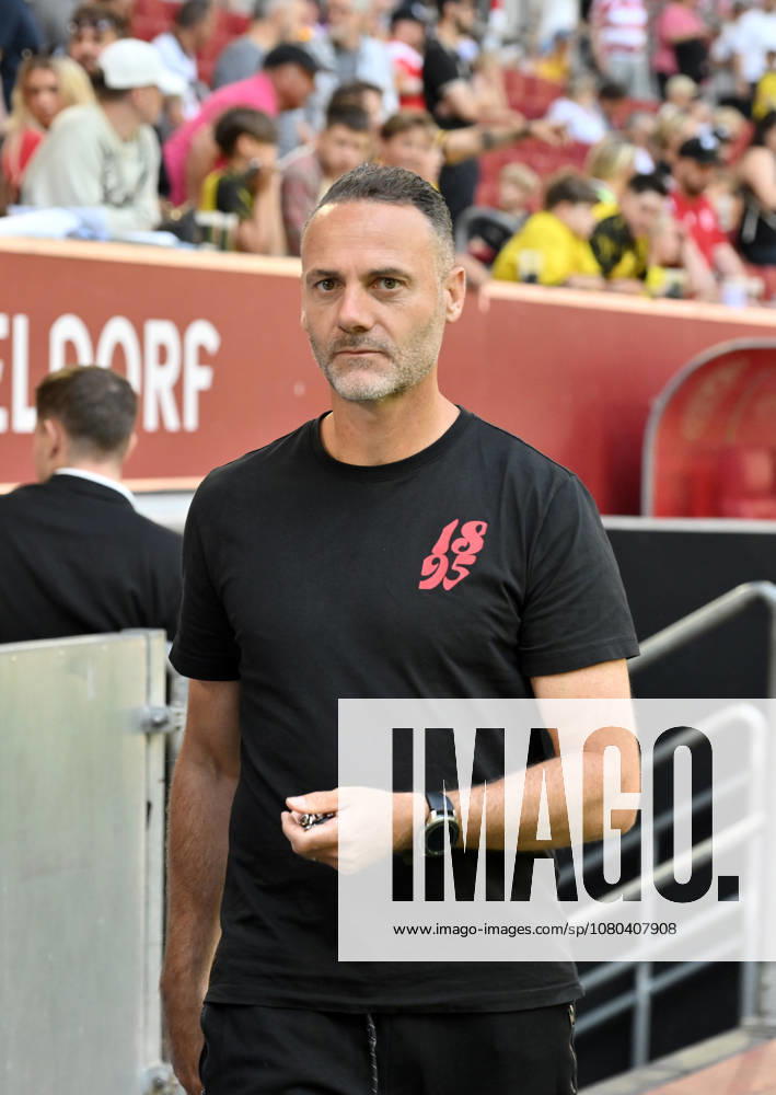 Trainer Alexander Ende (Fortuna Duesseldorf) 25.07.2026, Fussball, Saison 2026 2027, Testspiel, Fortuna Düsseldorf - Borussia Dortmund 2:1 Duesseldorf Nordrhein Westfalen Deutschland