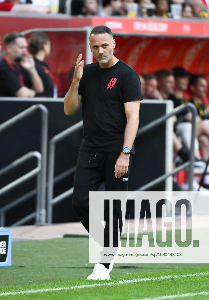 Trainer Alexander Ende (Fortuna Duesseldorf) 25.07.2026, Fussball, Saison 2026 2027, Testspiel, Fortuna Düsseldorf - Borussia Dortmund 2:1 Duesseldorf Nordrhein Westfalen Deutschland