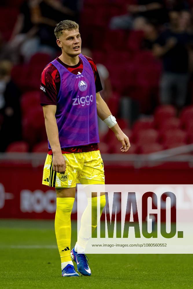 AMSTERDAM - AFC Ajax Amsterdam goalkeeper Joeri Heerkens during the Conference League match between AFC Ajax and FK Vojvodina at the Johan Cruijff ArenA on July 30, 2026 in Amsterdam, the Netherlands. (Photo by DeFodi Images) -