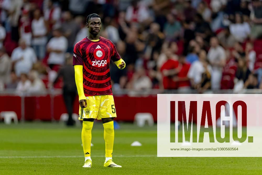 AMSTERDAM - AFC Ajax Amsterdam goalkeeper Paul Reverson during the Conference League match between AFC Ajax and FK Vojvodina at the Johan Cruijff ArenA on July 30, 2026 in Amsterdam, the Netherlands. (Photo by DeFodi Images) -