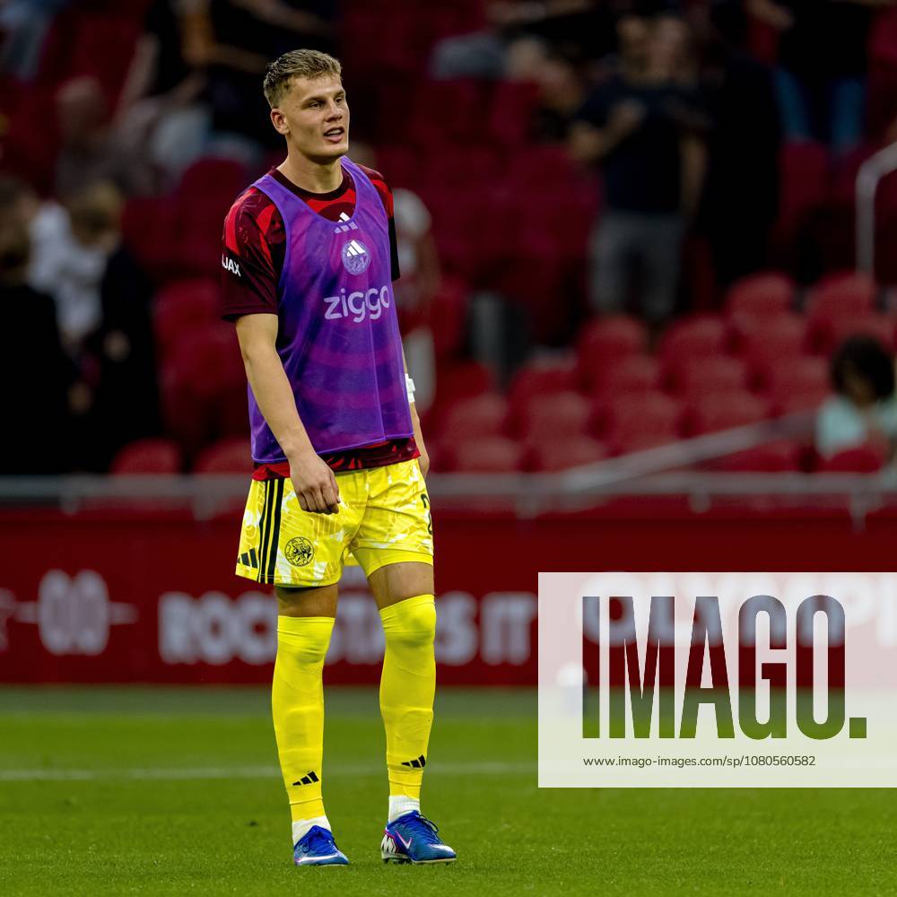 AMSTERDAM - AFC Ajax Amsterdam goalkeeper Joeri Heerkens during the Conference League match between AFC Ajax and FK Vojvodina at the Johan Cruijff ArenA on July 30, 2026 in Amsterdam, the Netherlands. (Photo by DeFodi Images) -