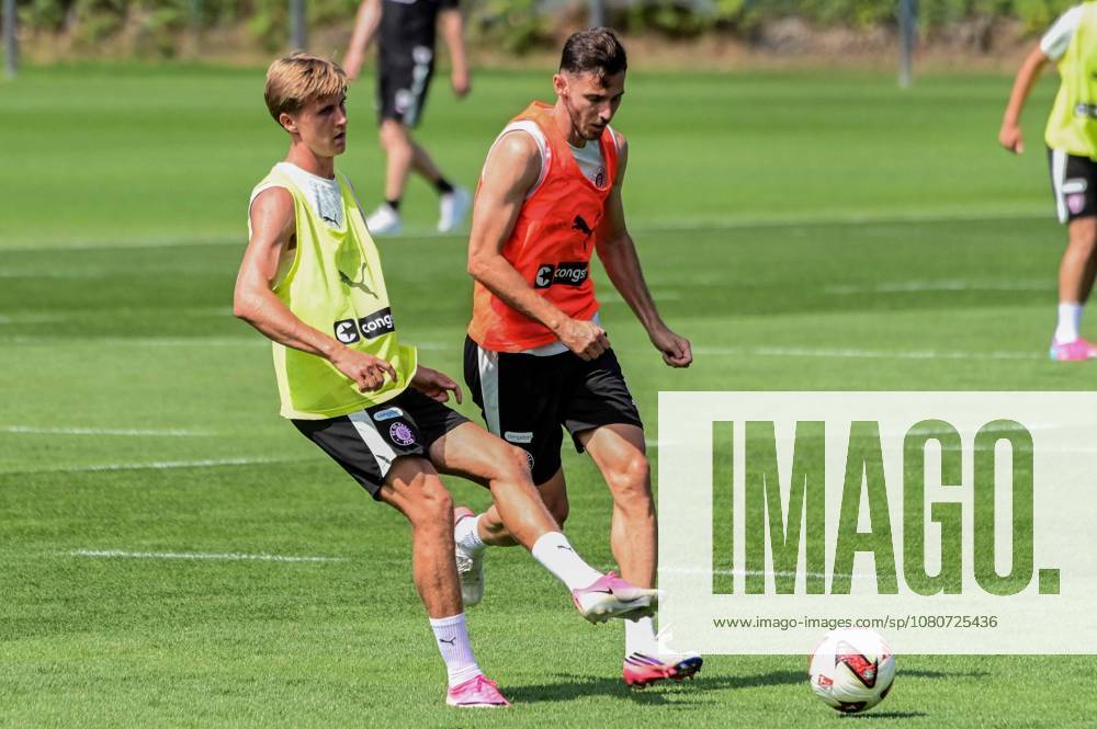 Ahlstrand Erik Branimir Hrgota ( Pauli ) Deutschland , Hamburg , Trainingsgelände an der Kollaustrasse , Fussball , 2. Bundesliga , FC St Pauli