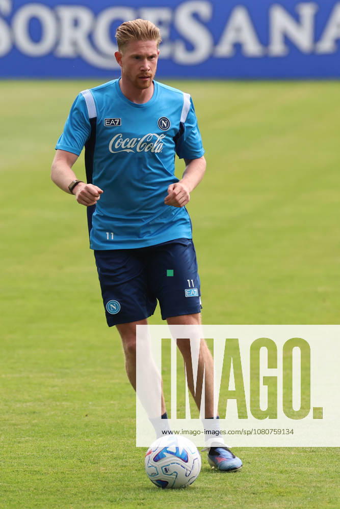 SSC Napoli Training Session Kevin De Bruyne of Napoli during a training session on Day of the preseason camp of SSC Napoli at stadio Patini in Castel di Sangro, Italy, on August 7, 2025. Castel di Sangro Abruzzo Italy