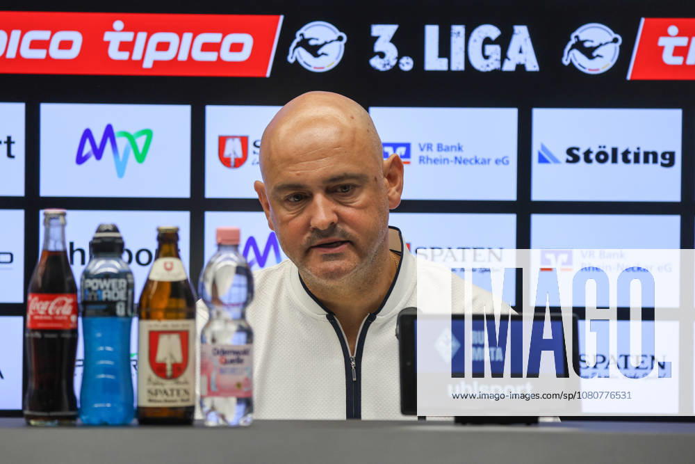 Rui Mota (Cheftrainer SV Waldhof Mannheim) Fussball: 3. Liga, 1. Spieltag, SV Waldhof Mannheim vs. Fortuna Düsseldorf am 07.08.2026 in Mannheim (Carl-Benz-Stadion), Deutschland Mannheim Carl-Benz-Stadion Deutschland