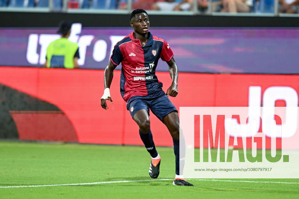 Cagliari s Paul Mendy in action during the Serie A soccer match between Cagliari Calcio and Nice at the Unipol Domus in Cagliari, Sardinia - Saturday 8th august 2026. - Soccer