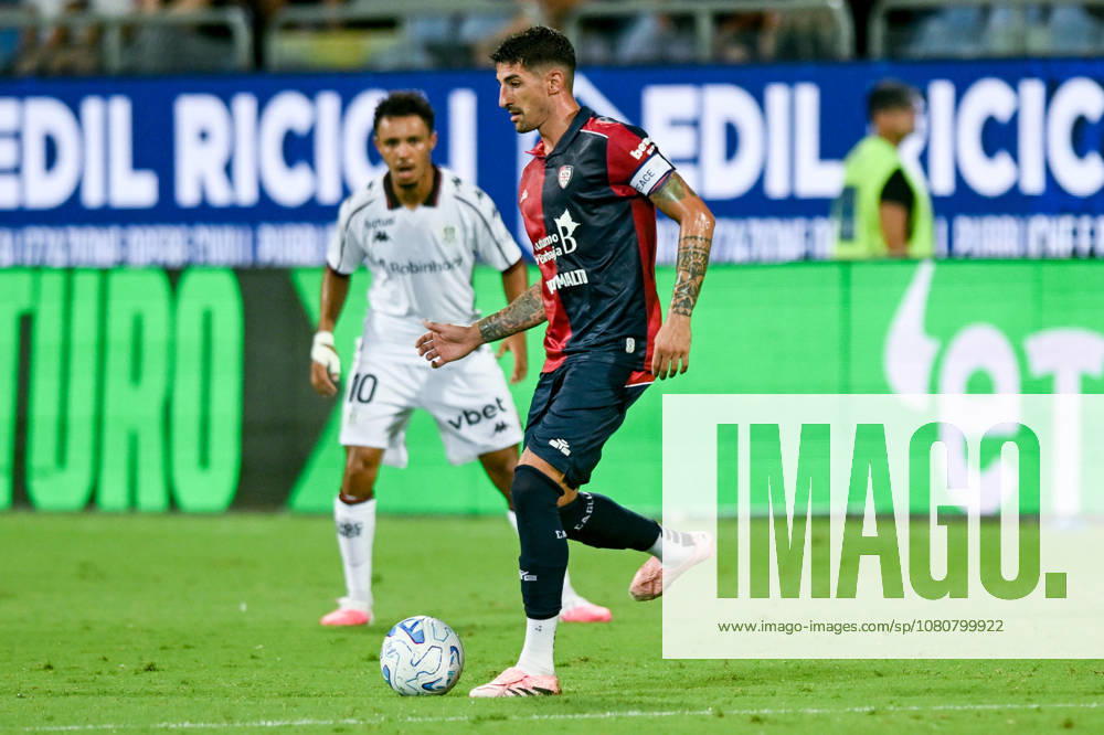 Cagliari s Alessandro Deiola in action during the Serie A soccer match between Cagliari Calcio and Nice at the Unipol Domus in Cagliari, Sardinia - Saturday 8th august 2026. - Soccer