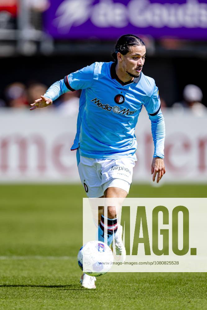 ROTTERDAM - SC Feyenoord Rotterdam forward Anis Hadj Moussa during the Vriendenloterij Eredivisie match between Sparta and Feyenoord at Stadion Het Kasteel on August 9, 2026 in Rotterdam, the Netherlands. (Photo by DeFodi Images) -