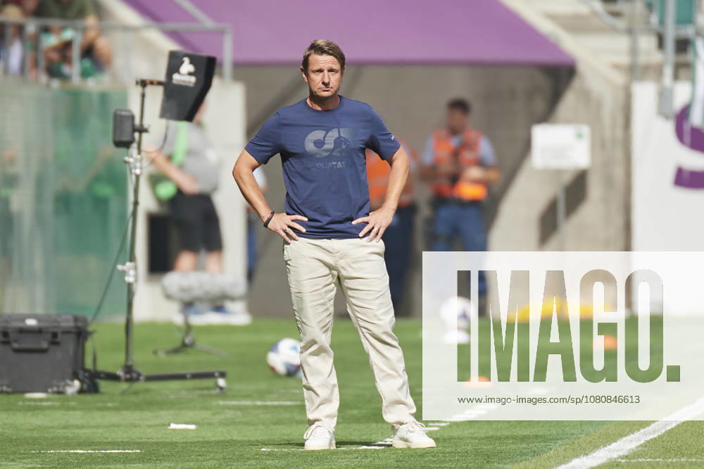 Brack Super League 2026 2027 FC St. Gallen 1879 vs. FC Luzern, St. Gallen, Schweiz St. Gallen, Schweiz, 9. August 2026. FC Luzern Cheftrainer Udo Portmann während des Brack Super League Spiels FC St. Gallen 1879 gegen FC Luzern in St. Gallen.