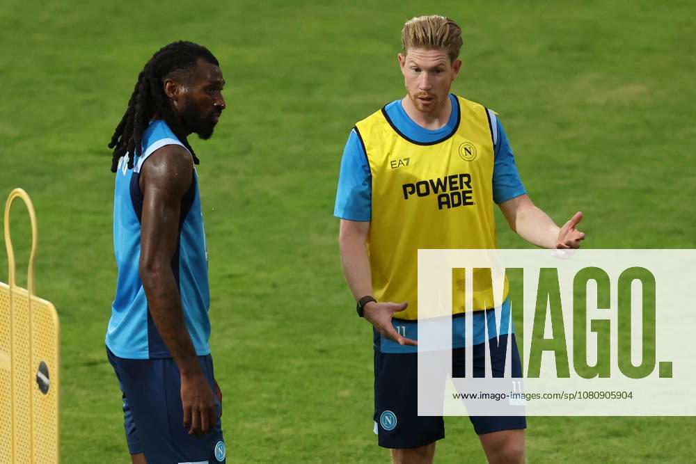 SSC Napoli Training Session Massimiliano Allegri, coach of Napoli, during a training session on the first day of the preseason camp of SSC Napoli at Stadio Patini in Castel di Sangro, Italy, on August 11, 2025. Castel di Sangro Abruzzo Italy