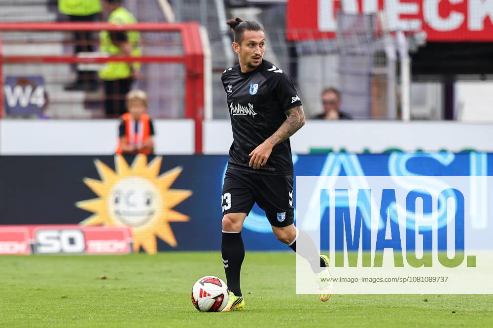 2026.08.15, Fußball, 2. Bundesliga, VfL Osnabrück - 1. FC Magdeburg, Stadion an der Bremer Brücke, 2.Spieltag, Saison 2026 2027: Baris Atik (1. FC Magdeburg 23) DFB regulations prohibit any use of photographs as image sequences and or quasi-video. Photo: WilkowskixPressefotoKochx Niedersachsen Deutschland