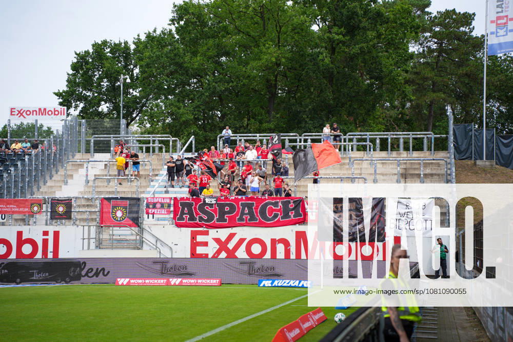 Deutschland: Fussball, 3. Liga, 2. Spieltag, Hänsch-Arena, SV Meppem vs. SG Sonnenhof-Großaspach: Aspach Fans