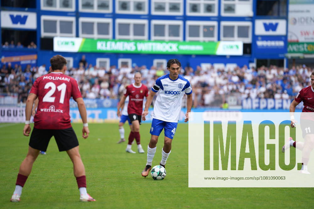 Deutschland: Fussball, 3. Liga, 2. Spieltag, Hänsch-Arena, SV Meppem vs. SG Sonnenhof-Großaspach: Niclas Nadj (SV Meppen, 40)
