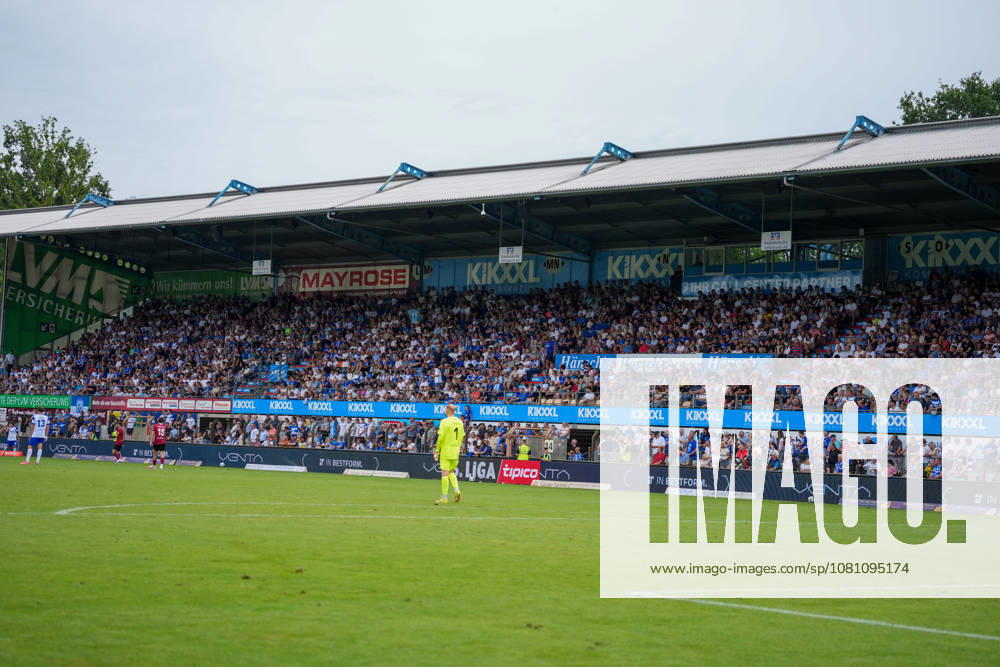 Deutschland: Fussball, 3. Liga, 2. Spieltag, Hänsch-Arena, SV Meppem vs. SG Sonnenhof-Großaspach: 8.402 Zuschauer in der Hänsch-Arena