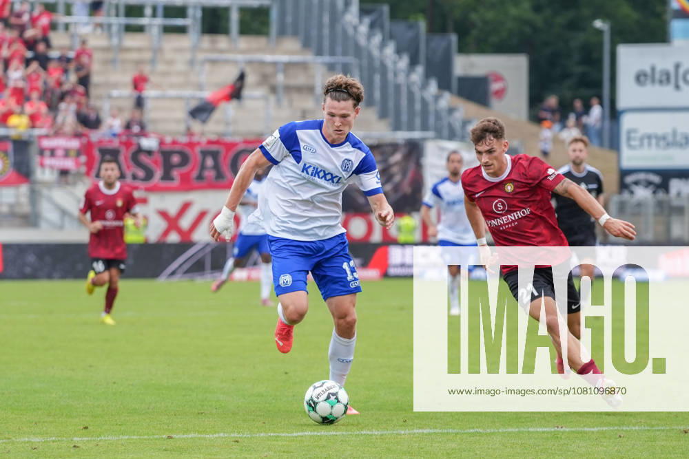 Deutschland: Fussball, 3. Liga, 2. Spieltag, Hänsch-Arena, SV Meppem vs. SG Sonnenhof-Großaspach: Richard Meier (SV Meppen, 13)