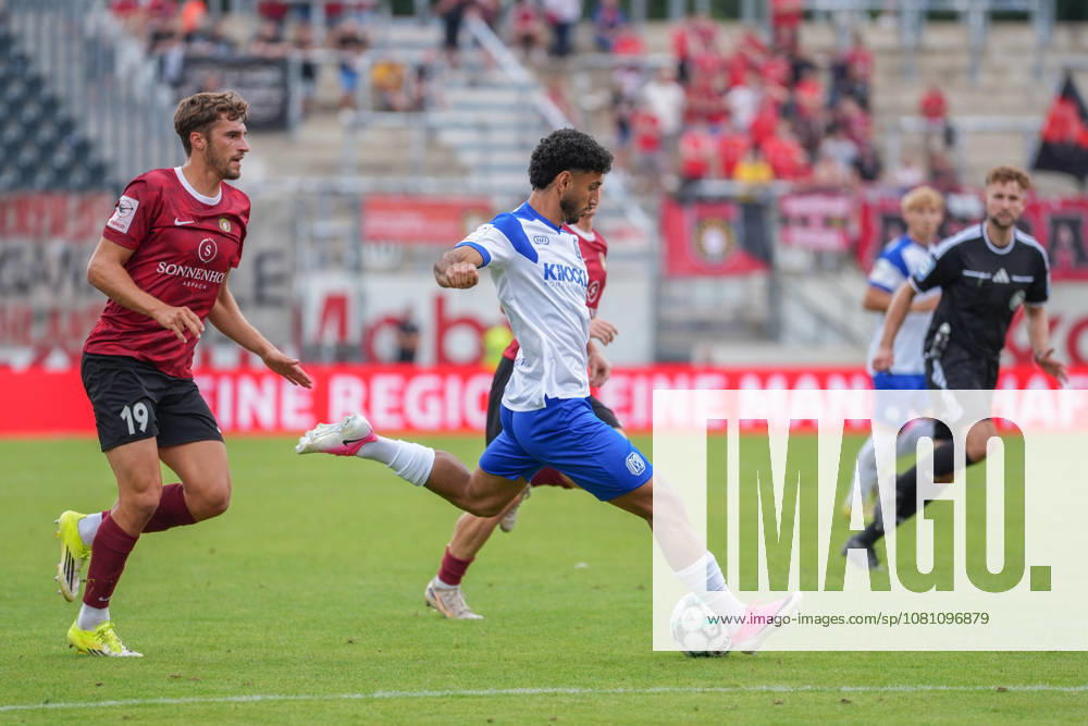 Deutschland: Fussball, 3. Liga, 2. Spieltag, Hänsch-Arena, SV Meppem vs. SG Sonnenhof-Großaspach: Kasra Ghawilu (SV Meppen, 10)