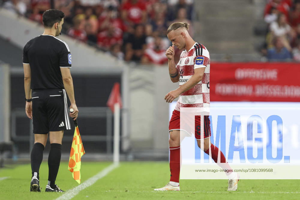 Jorrit Hendrix (Fortuna Duesseldorf) ist enttaeuscht waehrend des Spiels der 3. Liga zwischen Fortuna Duesseldorf und TSG 1899 Hoffenheim II, Merkur Spiel-Arena am 15. August 2026 in Duesseldorf, Deutschland. (Foto von Oliver Kaelke DeFodi Images) +++ Jorrit Hendrix (Fortuna Duesseldorf) looks dejected during the 3. Liga match between Fortuna Duesseldorf and TSG 1899 Hoffenheim II at Merkur Spiel-Arena on August 15, 2026 in Dusseldorf, Germany. (Photo by Oliver Kaelke DeFodi Images) DFB DFL REGULATIONS PROHIBIT ANY USE OF PHOTOGRAPHS AS IMAGE SEQUENCES AND OR QUASI-VIDEO. (Photo by Oliver Kaelke DeFodi Images) -