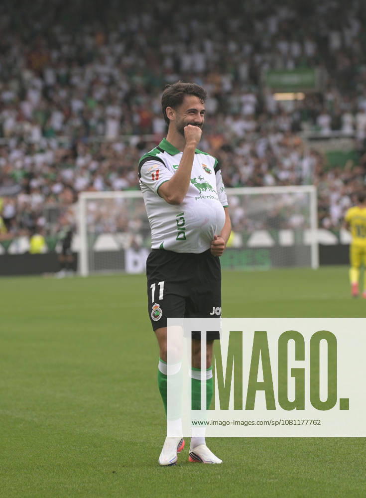 ESP: LaLiga EA Sports Racing Santander v Villarreal CF Andres Martin of Racing de Santander scores goal and celebrates during LaLiga EA Sports between Racing Santander v Villarreal CF played at Campos de de El Sardinero Stadium in Cantabria on August 16, 2026 in Spain Spain Futbol
