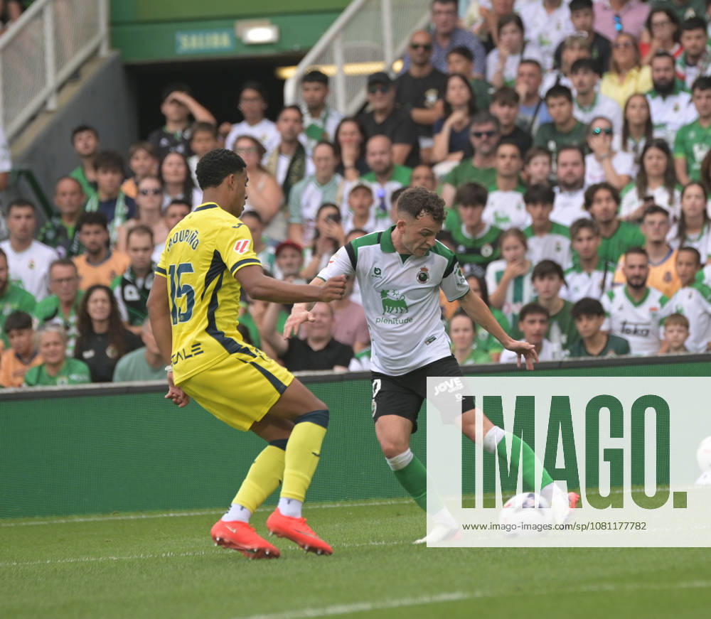 ESP: LaLiga EA Sports Racing Santander v Villarreal CF Inigo Vicente of Racing de Santander during LaLiga EA Sports between Racing Santander v Villarreal CF played at Campos de de El Sardinero Stadium in Cantabria on August 16, 2026 in Spain Spain Futbol