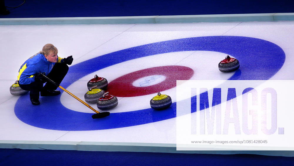 OS 2006 Vinter, Curling, Final: Anette Norberg, dam, Sverige. Turin Italien