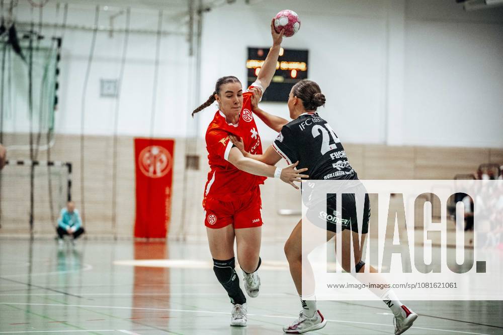 LIsa Fuchs (SG Nuertingen-Zizishausen, 24) GER, 1. FSV Mainz 05 vs. SG Nuertingen-Zizishausen, DHB Pokal Frauen, Bundesliga, 1. Spieltag, Saison 2026 2027, 21.08.2026 Eibner-Pressefoto Attila Ziga GER, 1. FSV Mainz 05 vs. SG Nuertingen-Zizishausen, DHB Pokal Frauen, Bundesliga, 1. Spieltag, Saison 2026 2027, 21.08.2026 Mainz