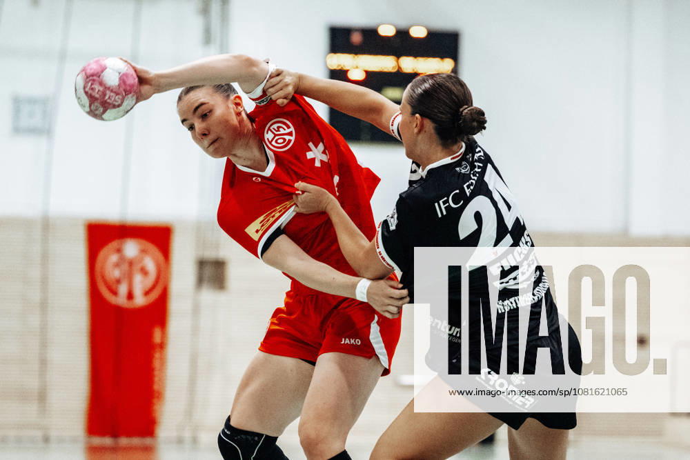 LIsa Fuchs (SG Nuertingen-Zizishausen, 24) GER, 1. FSV Mainz 05 vs. SG Nuertingen-Zizishausen, DHB Pokal Frauen, Bundesliga, 1. Spieltag, Saison 2026 2027, 21.08.2026 Eibner-Pressefoto Attila Ziga GER, 1. FSV Mainz 05 vs. SG Nuertingen-Zizishausen, DHB Pokal Frauen, Bundesliga, 1. Spieltag, Saison 2026 2027, 21.08.2026 Mainz