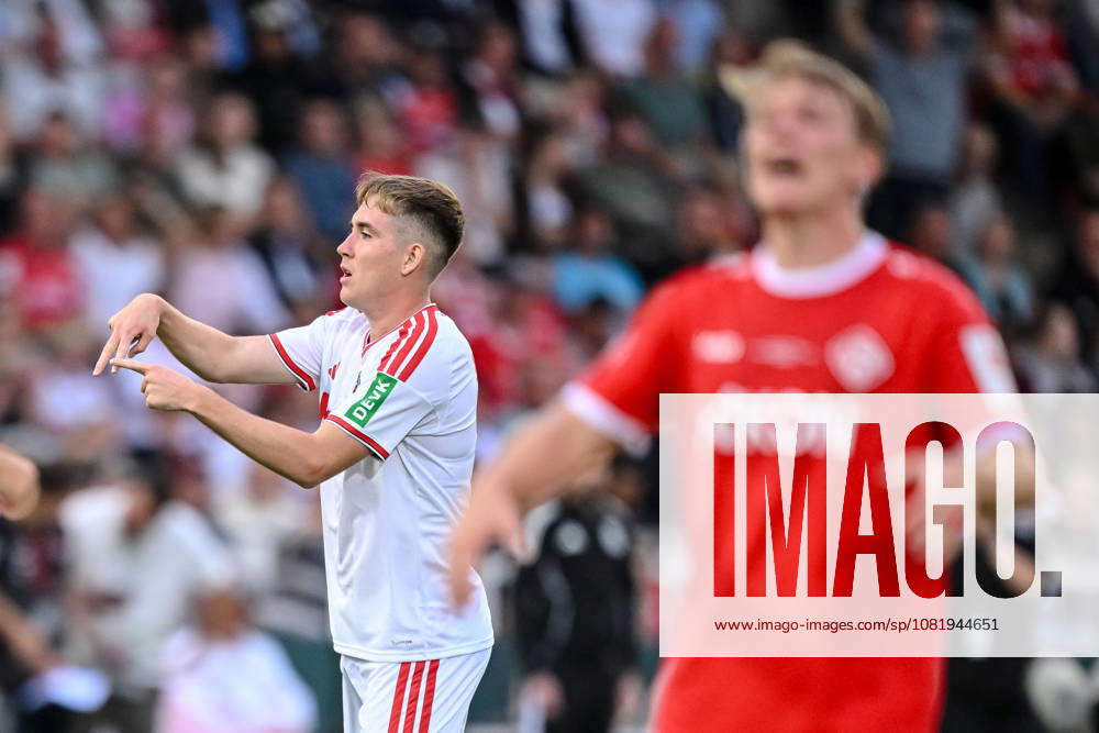 Isak Johannesson (1.FC Koeln) Torjubel, jubelt nach seinem treffer zum 1:1 waehrend des DFB-Pokal 1 Runde Spiels zwichen Wuerzburger Kickers v 1.FC Koeln, AKON ARENA am 24. August 2026 in Wuerzburg, Deutschland. (Foto von Harry Langer DeFodi Images) +++ Isak Johannesson (1.FC Koeln) celebrates after scoring his team s first goal during the DFB-Pokal 1 Runde match between Wuerzburger Kickers v 1.FC Koeln at AKON ARENA on August 24, 2026 in Wuerzburg, Germany. (Photo by Harry Langer DeFodi Images) (Photo by Harry Langer DeFodi Images) DFB DFL REGULATIONS PROHIBIT ANY USE OF PHOTOGRAPHS AS IMAGE SEQUENCES AND OR QUASI-VIDEO. -