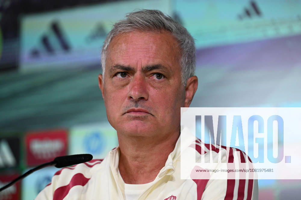 Real Madrid head coach Jose Mourinho MADRID, SPAIN - AUGUST 25: Real Madrid head coach Jose Mourinho answers questions during a press conference, PK, Pressekonferenz at the Valdebebas training complex in Madrid, Spain, on August 25, 2026. The team completed their final training session at the facility ahead of their upcoming opening match of the La Liga season against Real Sociedad. Burak Akbulut Anadolu Madrid Spain. Editorial use only. Please get in touch for any other usage.