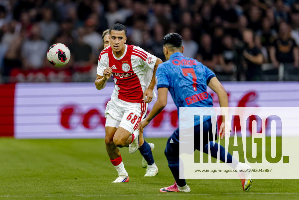 AMSTERDAM AFC Ajax Amsterdam midfielder Abdellah Ouazane during the UEFA Conference League at the Johan Cruijff ArenA on 27 August 2026 in Amsterdam, the Netherlands. (Photo by DeFodi Images) -