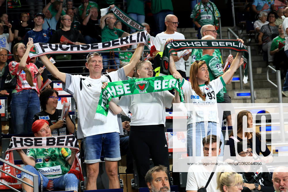 GER Deutschland, Handball, 1.Bundesliga, 27.08.2026, Saison 2026 2027, Berlin, Fuechse Berlin vs Melsungen Fuechsefans Berlin Max-Schmeling-Halle Berlin Deutschland