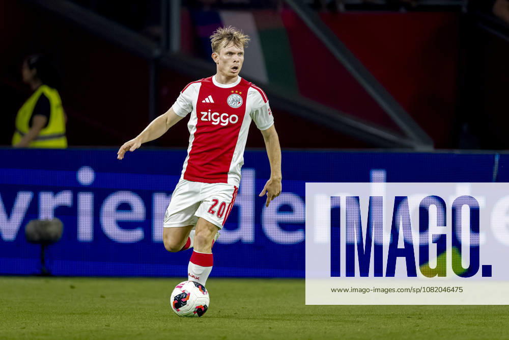 AMSTERDAM AFC Ajax Amsterdam forward Oliver Edvardsen during the UEFA Conference League at the Johan Cruijff ArenA on 27 August 2026 in Amsterdam, the Netherlands. (Photo by DeFodi Images) -