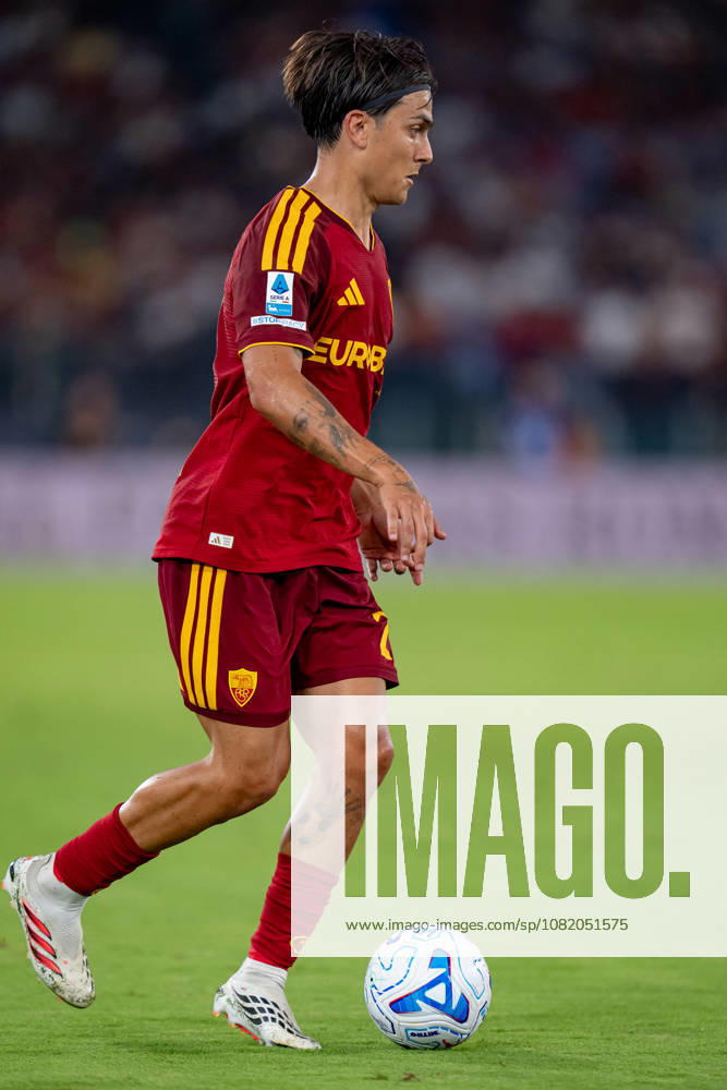 Paulo Dybala of AS Roma in action during the Serie A match between AS Roma and ACF Fiorentina at Stadio Olimpico Rome Italy on 24 August 2026. Rome Stadio Olimpico Rome Italy