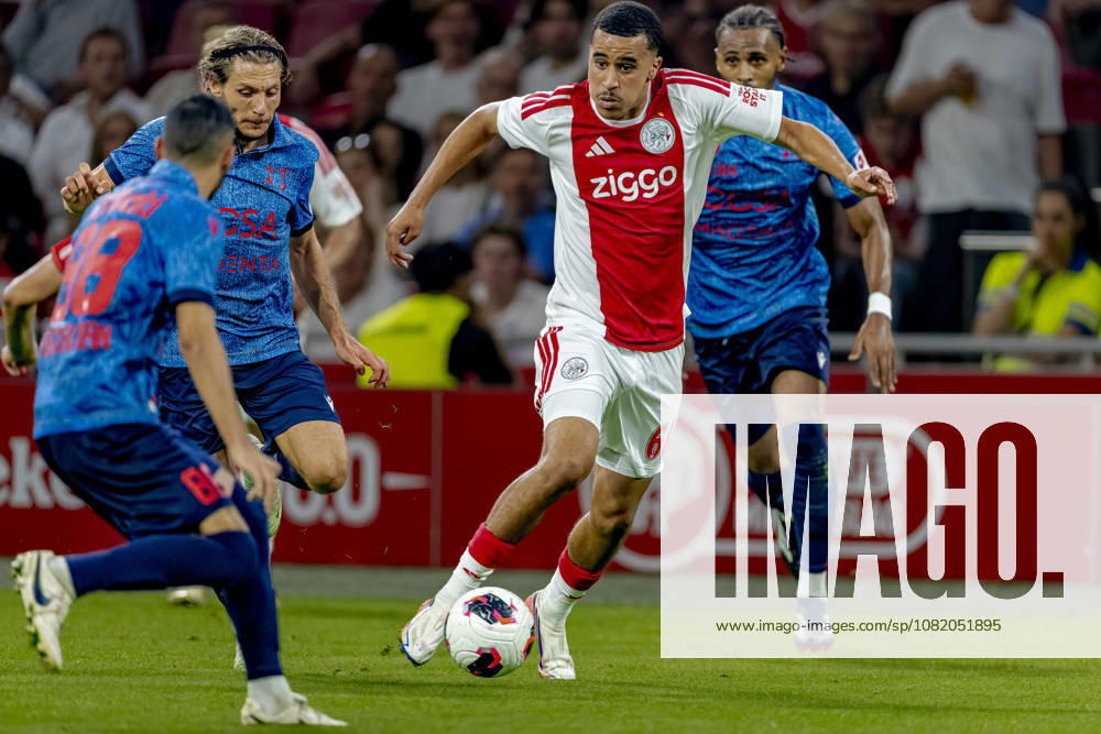 AMSTERDAM AFC Ajax Amsterdam midfielder Abdellah Ouazane during the UEFA Conference League at the Johan Cruijff ArenA on 27 August 2026 in Amsterdam, the Netherlands. (Photo by DeFodi Images) -