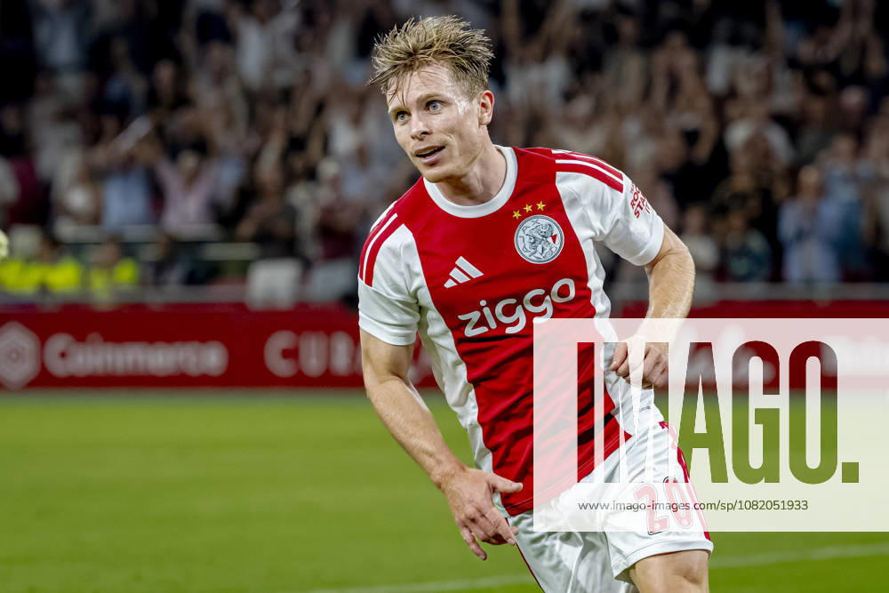 AMSTERDAM AFC Ajax Amsterdam forward Oliver Edvardsen during the UEFA Conference League at the Johan Cruijff ArenA on 27 August 2026 in Amsterdam, the Netherlands. (Photo by DeFodi Images) -