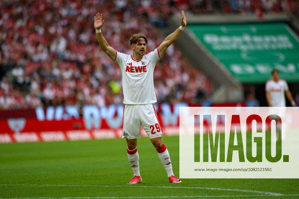 GER, Fussball, Herren, Bundesliga , 1. Bundesliga, Saison 2026 2027, 1. FC Köln - TSG 1899 Hoffenheim Jan Thielmann (KOE) gestikuliert, Gestik