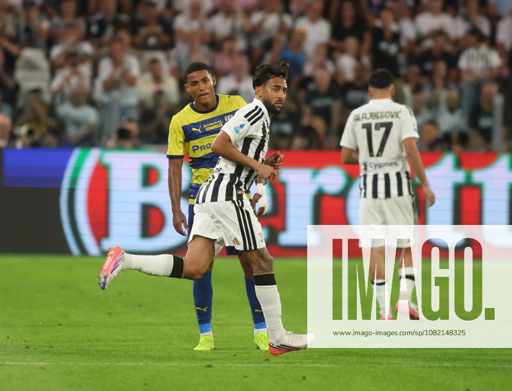 IPA87915354 - Nico Gonzalez of Juventus FC during the 2026–27 Italian Serie A soccer match between Juventus FC and Parma Calcio on August 29, 2026, at Allianz Stadium in Turin, Italy. Photo by Nderim KACELI