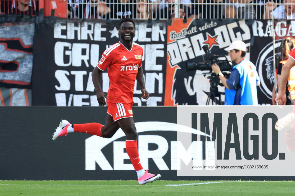 GER , Fussball, 1.Fussballbundesliga, 2026 2027, Alte Foersterei, 1.FC Union vs. Eintracht Frankfurt 1:0 durch Lucas Tousart ( 1.FC Union Berlin 29 ) 1. Liga: DFB DFL regulations prohibit any use of photographs as image sequences and or quasi-video) Berlin Stadion Alte Foersterei Berlin Deutschland