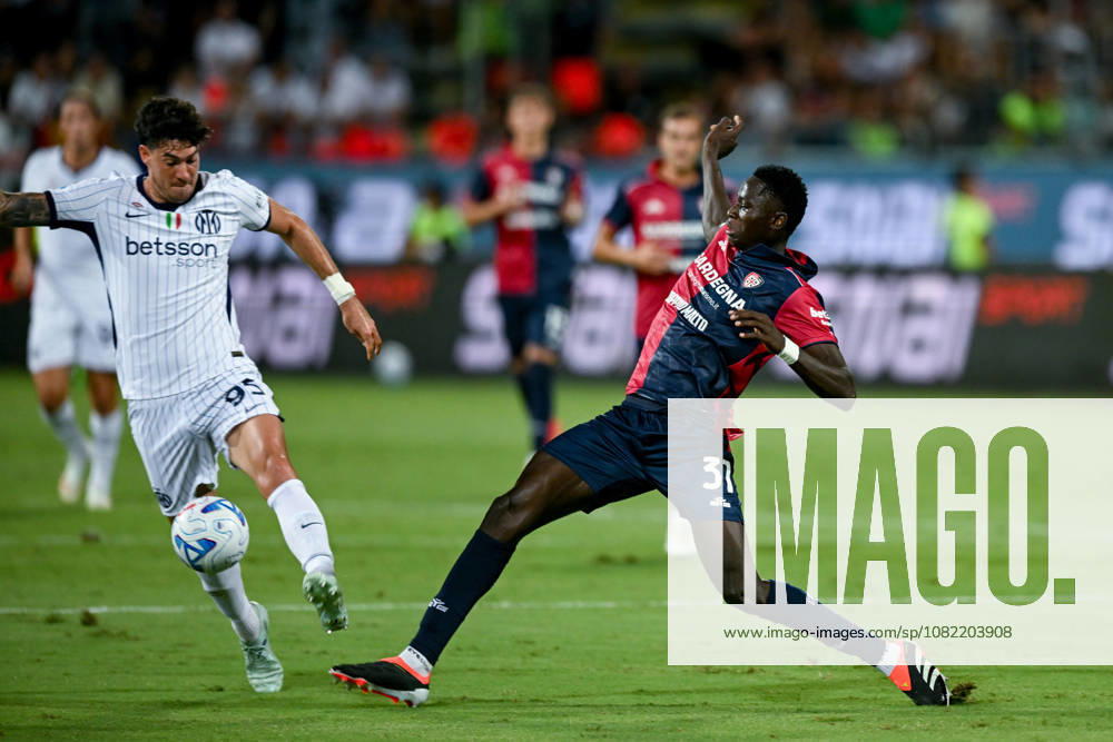 Cagliari s Paul Mendy in action during the Serie A soccer match between Cagliari Calcio and F.C. Internazionale at the Unipol Domus in Cagliari, Sardinia - Sunday 30th august 2026. - Soccer
