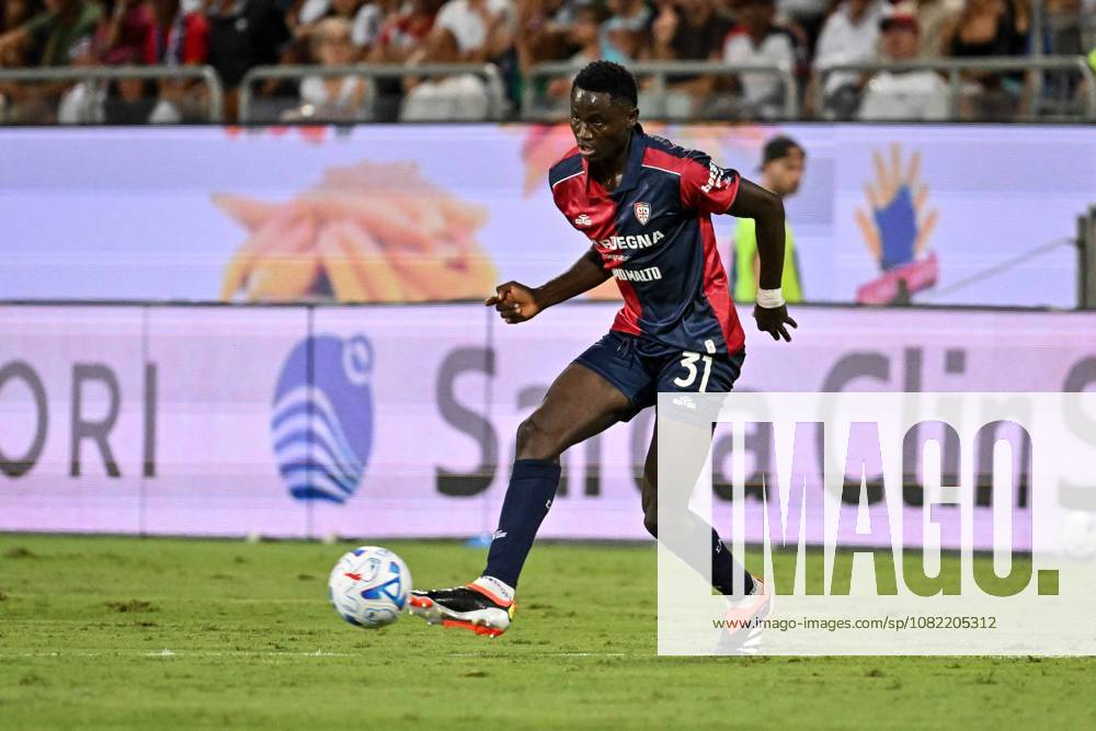 IPA87946929 - Paul Mendy of Cagliari Calcio during the Cagliari Calcio vs. Inter - FC Internazionale Italian Serie A soccer match in Cagliari, Italy, on August 30, 2026