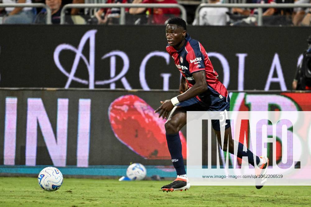 IPA87947046 - Paul Mendy of Cagliari Calcio during the Cagliari Calcio vs. Inter - FC Internazionale Italian Serie A soccer match in Cagliari, Italy, on August 30, 2026