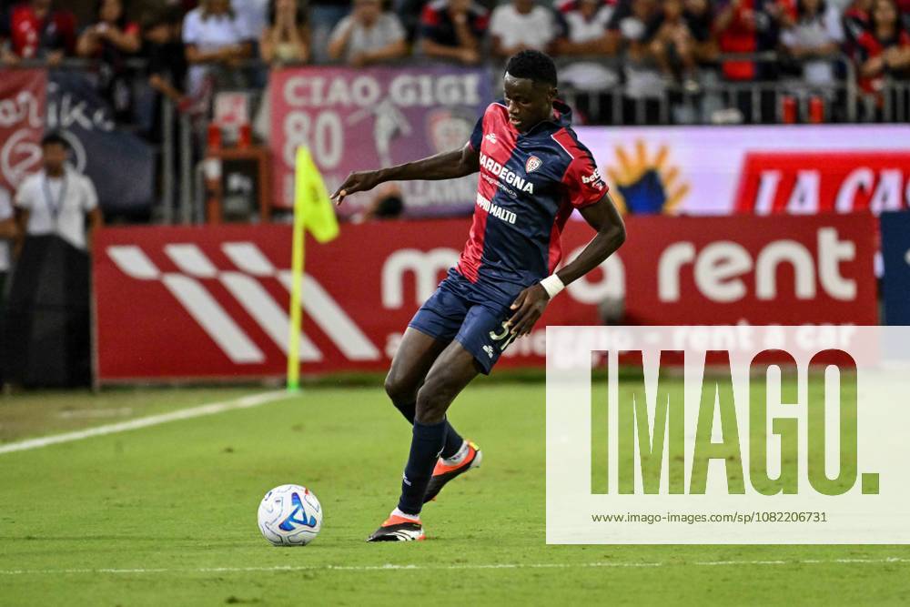IPA87947059 - Paul Mendy of Cagliari Calcio during the Cagliari Calcio vs. Inter - FC Internazionale Italian Serie A soccer match in Cagliari, Italy, on August 30, 2026