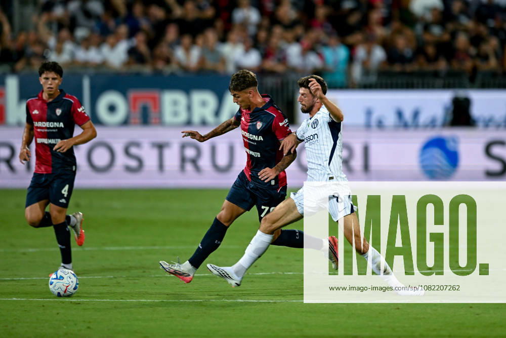 Cagliari s Daniel Maldini in action during the Serie A soccer match between Cagliari Calcio and F.C. Internazionale at the Unipol Domus in Cagliari, Sardinia - Sunday 30th august 2026. - Soccer