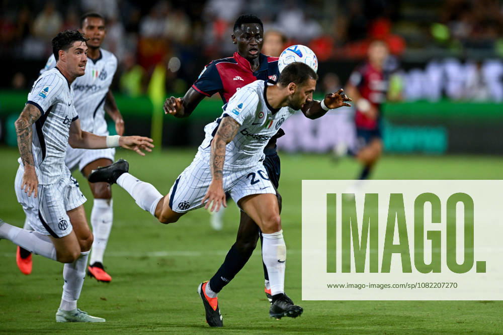 Cagliari s Paul Mendy in action during the Serie A soccer match between Cagliari Calcio and F.C. Internazionale at the Unipol Domus in Cagliari, Sardinia - Sunday 30th august 2026. - Soccer