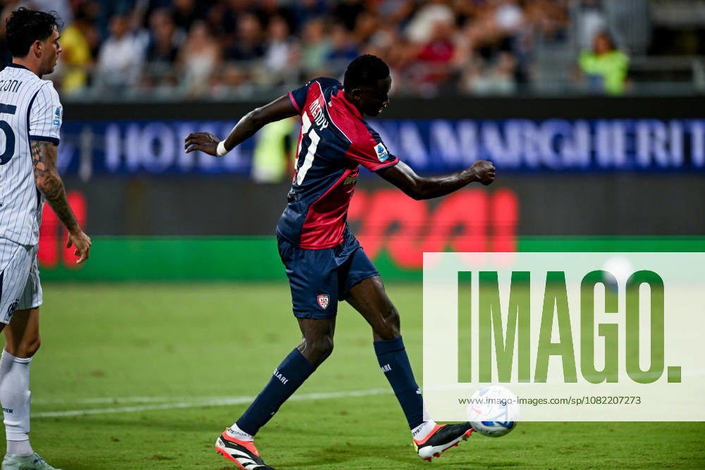 Cagliari s Paul Mendy in action during the Serie A soccer match between Cagliari Calcio and F.C. Internazionale at the Unipol Domus in Cagliari, Sardinia - Sunday 30th august 2026. - Soccer